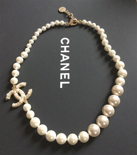 chanel pearls necklace sale